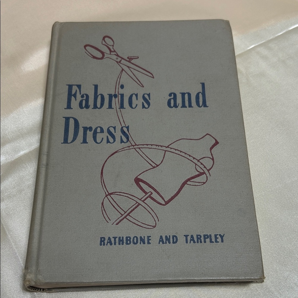 1948 'Fabrics and Dress' Hardcover Book